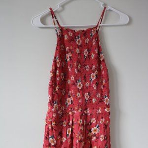 AE Cute Pink and Floral Romper